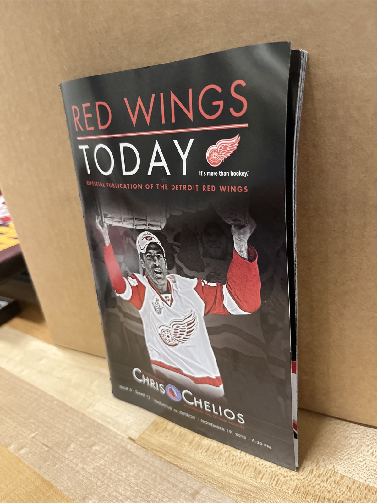 Detroit Red Wings Today Program 11/19/2013 VS Nashville