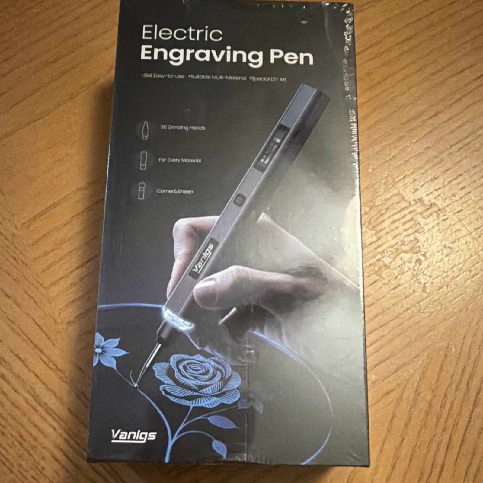 Vanlgs Electric Engraving Pen Tool for Jewelry, Gifts, Housegoods