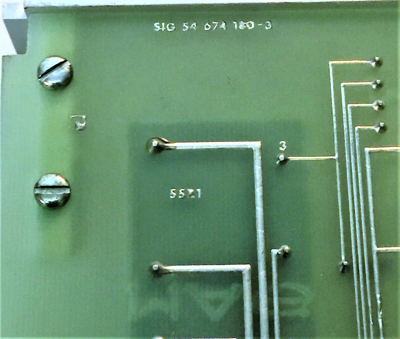 SIG 54 674 180-3 RELAY SOLID STATE CIRCUIT BOARD / MODULE