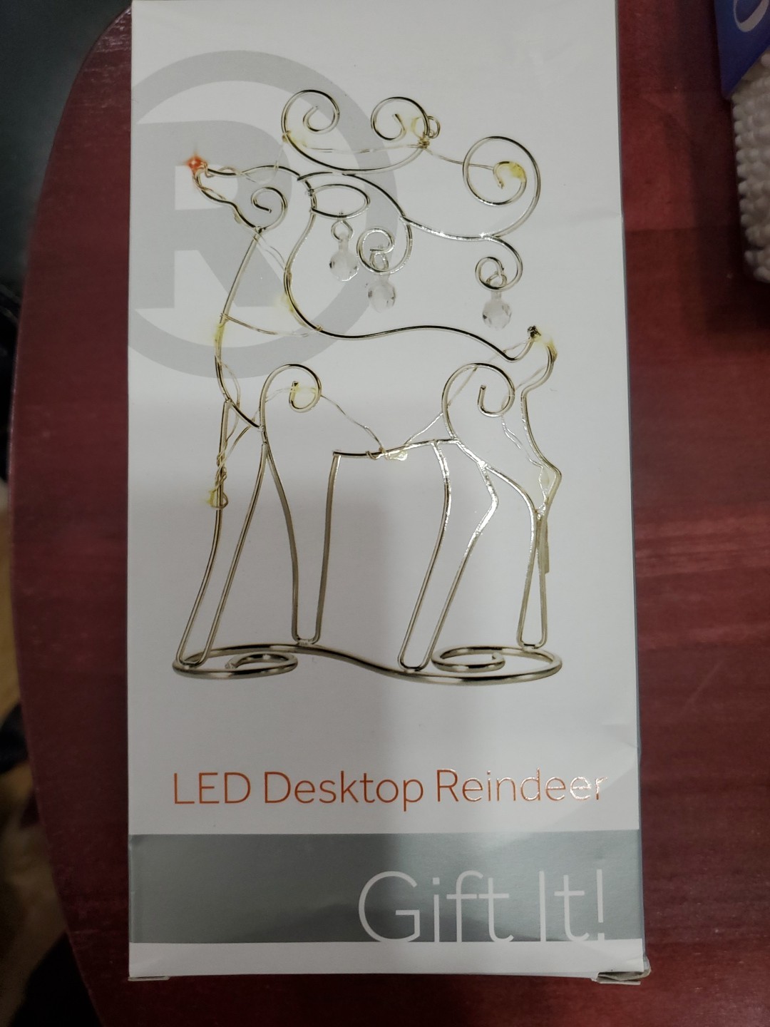USB Powered LED Desktop Christmas Reindeer