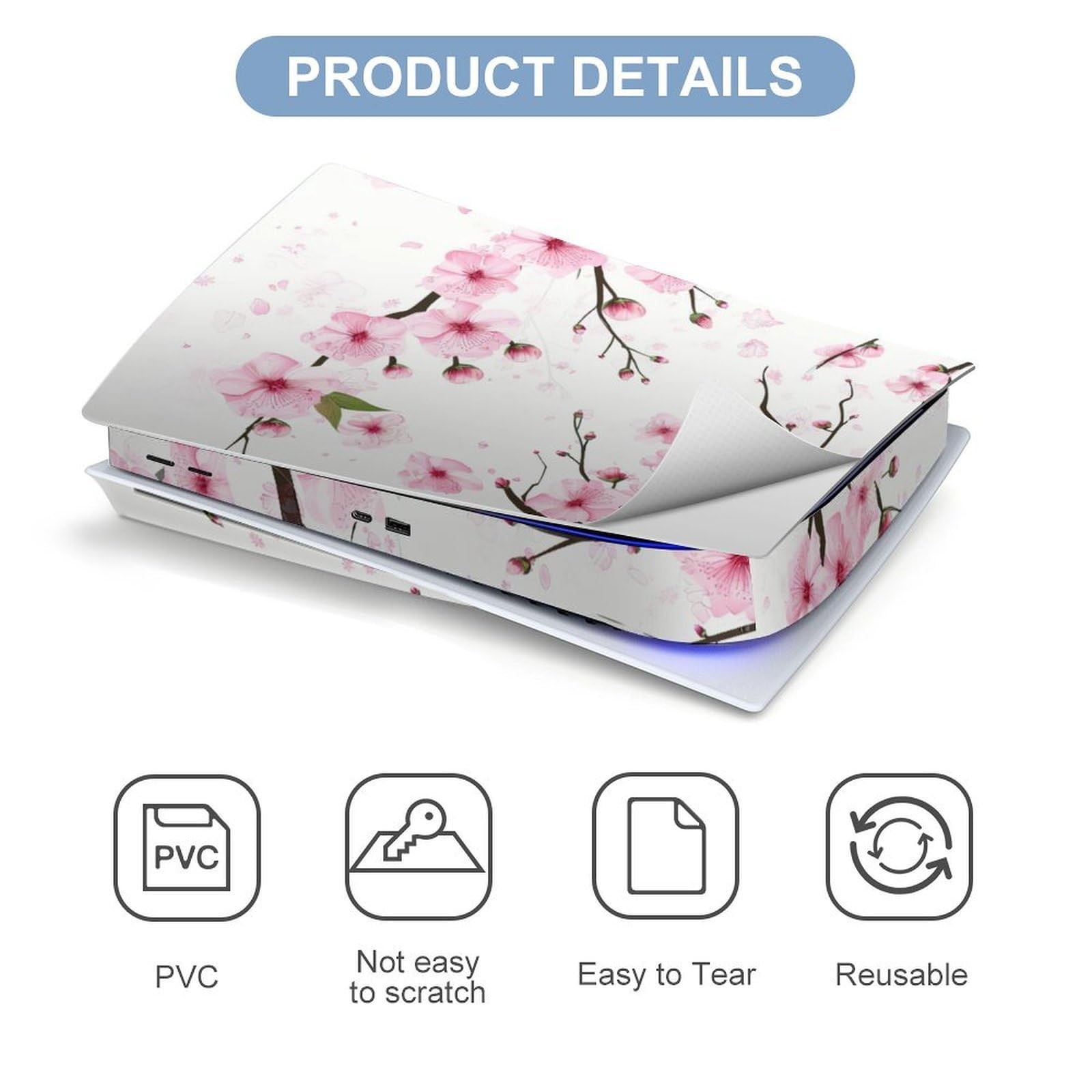 AoHanan Cherry Blossom Background 5 Skin Controller One size,