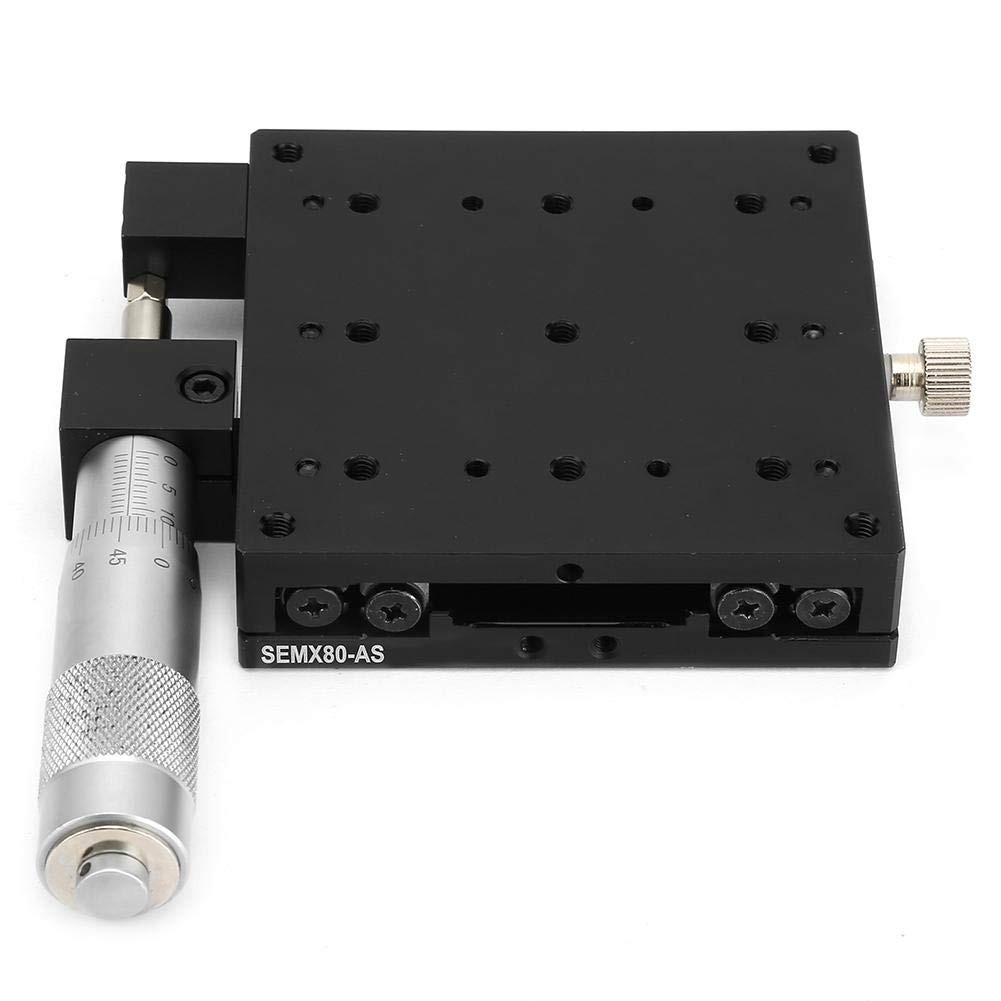 SEMX80the Linear Step, 80x80mm X Axis Manual Precision Linear Stage Precision...