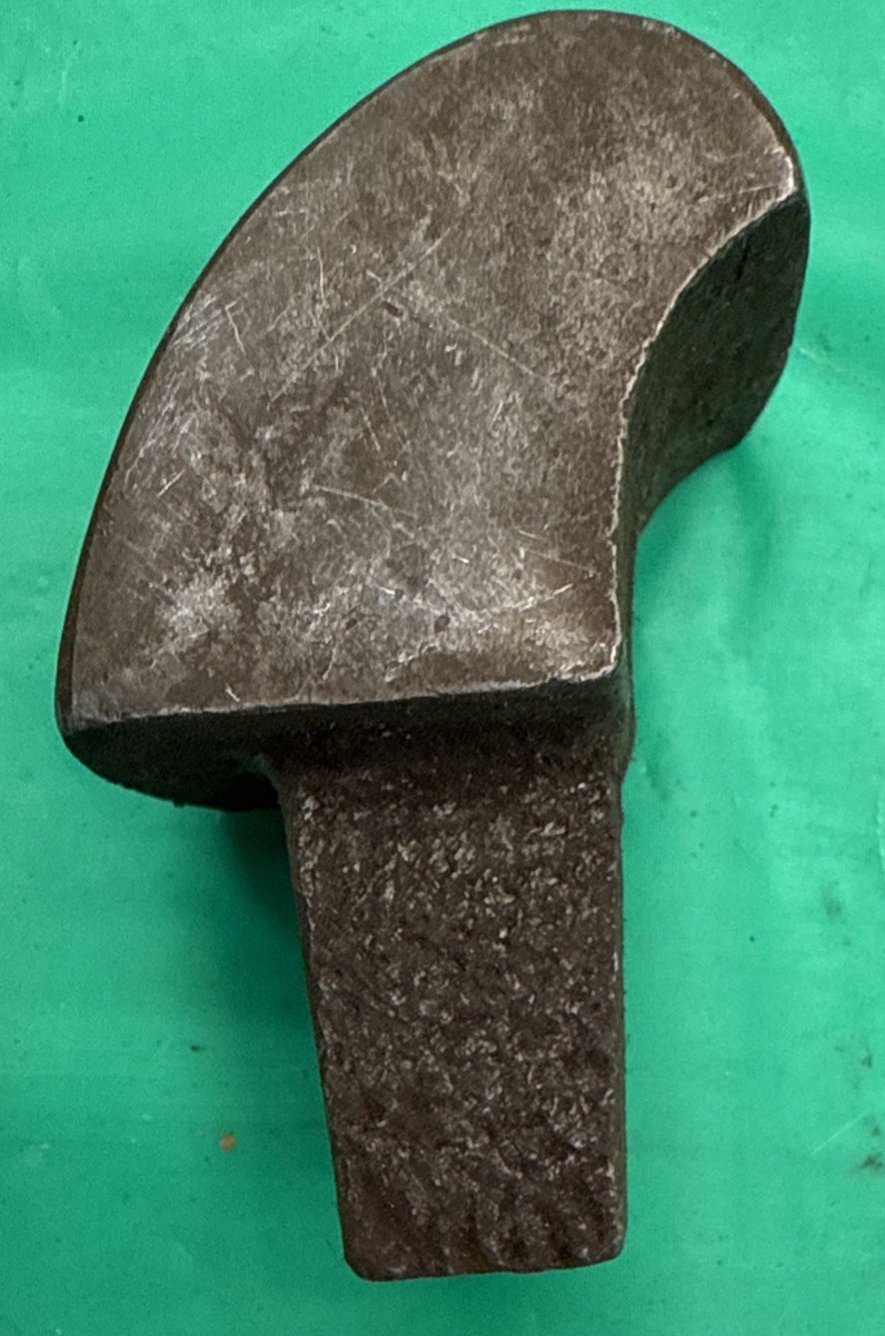 HALF-MOON. STAKE ANVIL HARDY TOOL Blacksmith Tool 3/4” Square Shank