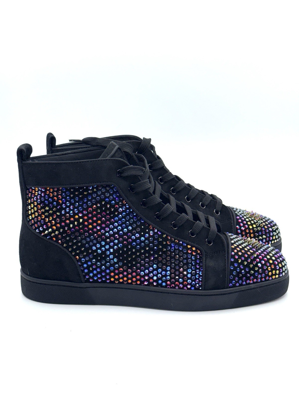 NEW Louboutin Louis Strass Limited 147/170 Loubiguana Stud Spike Sneakers 45 12