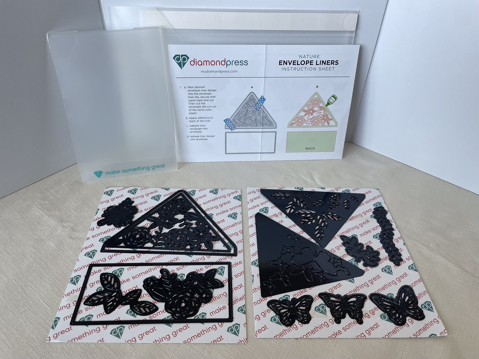 Diamond Press NATURE Envelope Liners Die Set  - 13 Dies