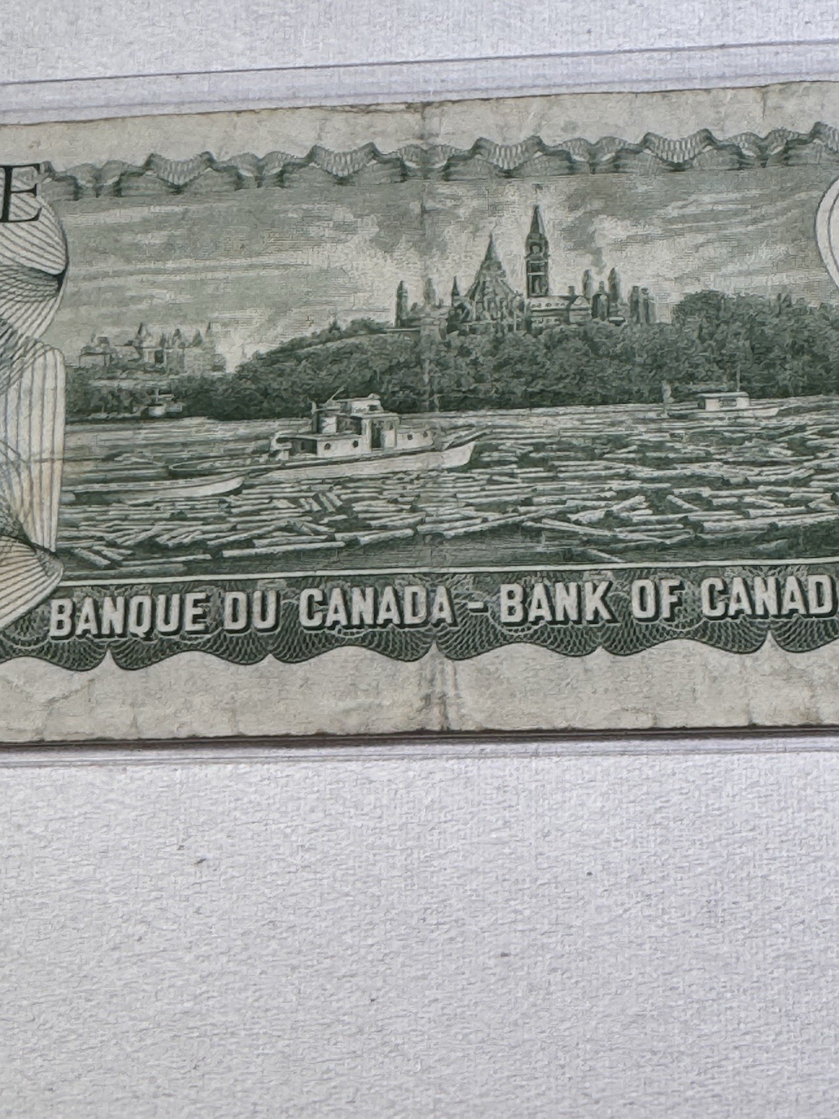 1973 Canada 1 Dollar Banknote Crow Bouey P# 85c