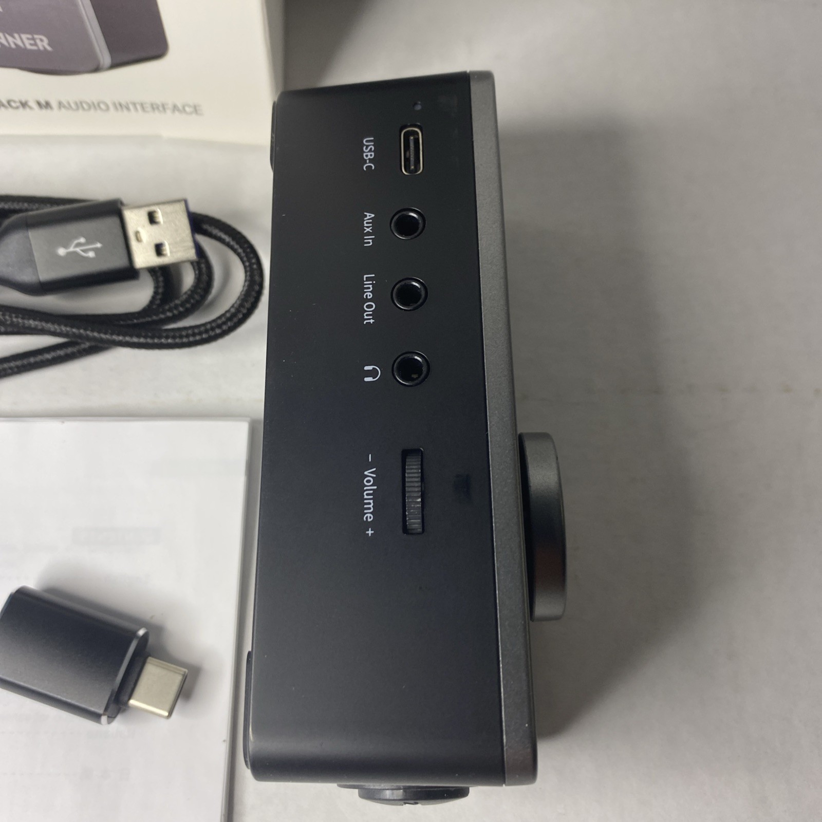 Donner Livejack M Grey 3.7V 1000mAh Battery USB C Charging Audio Interface