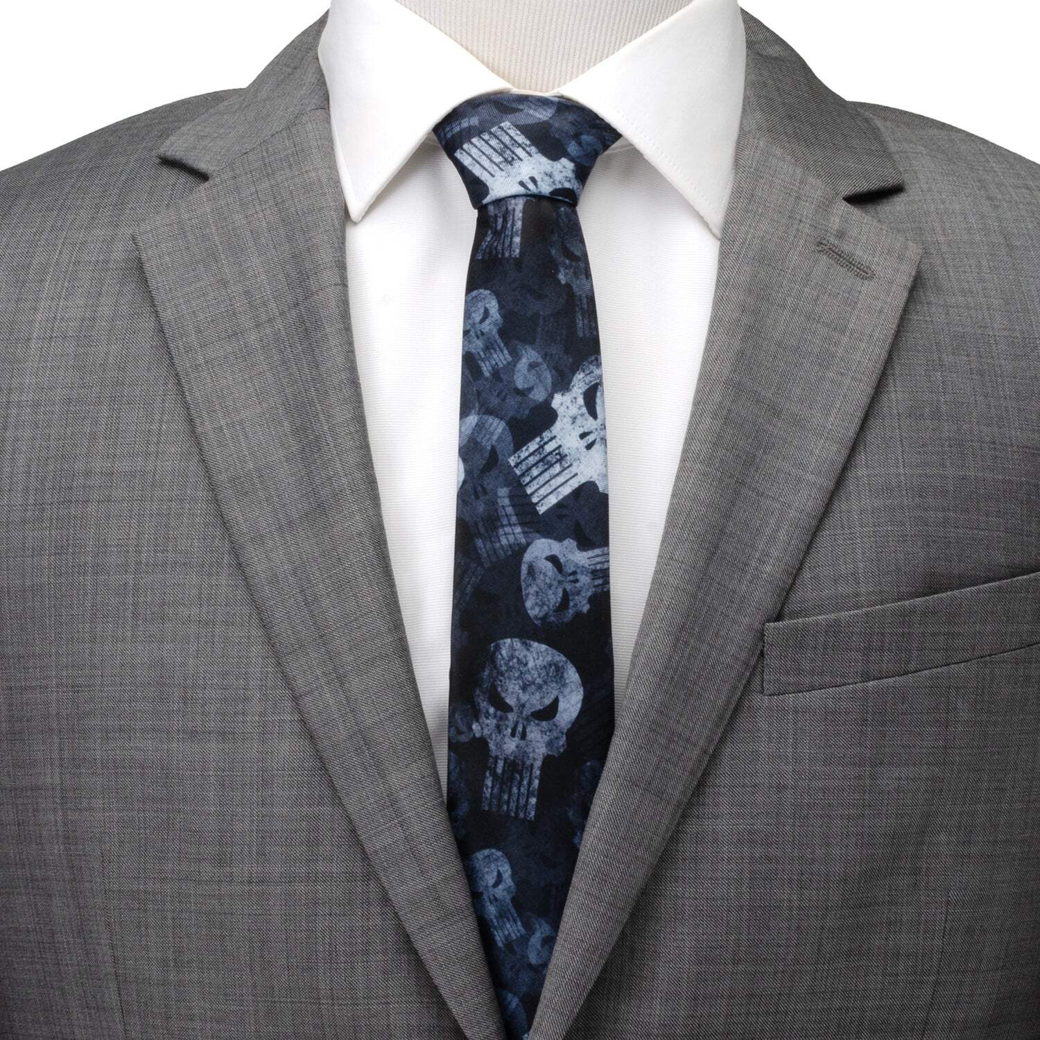 Marvel Punisher Dark Teal Men's Tie