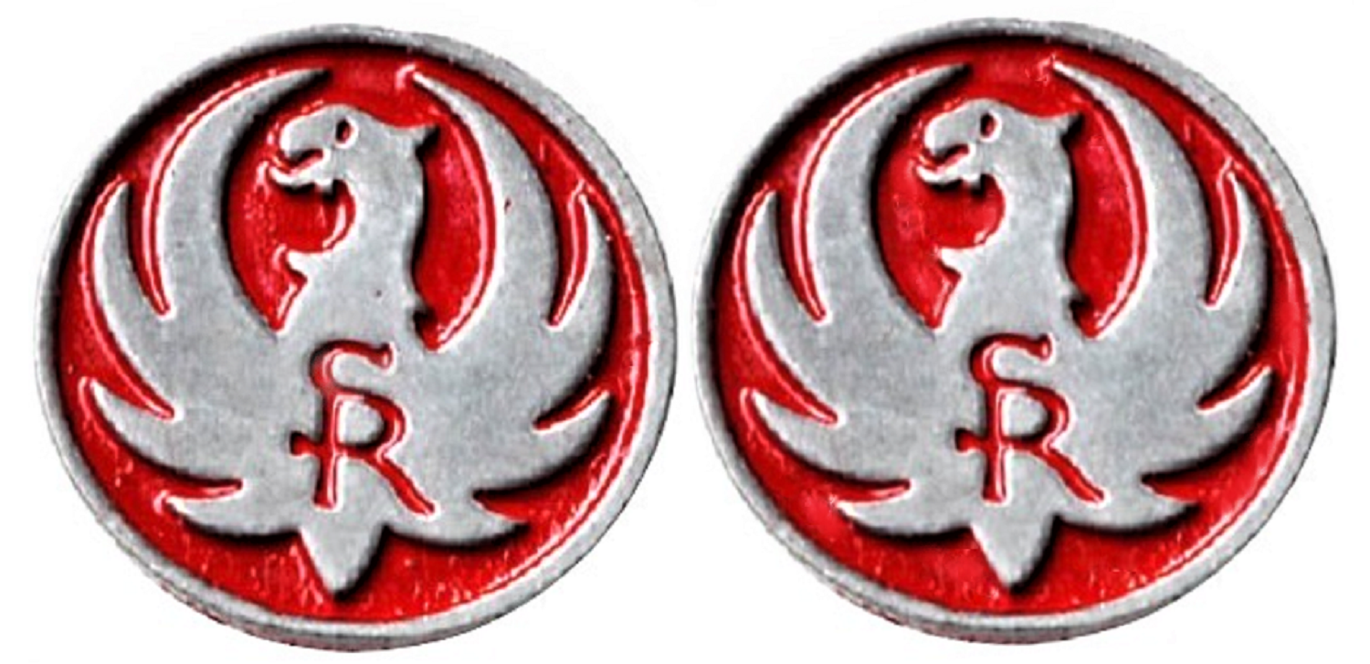 Factory "SR" Red Ruger Medallions