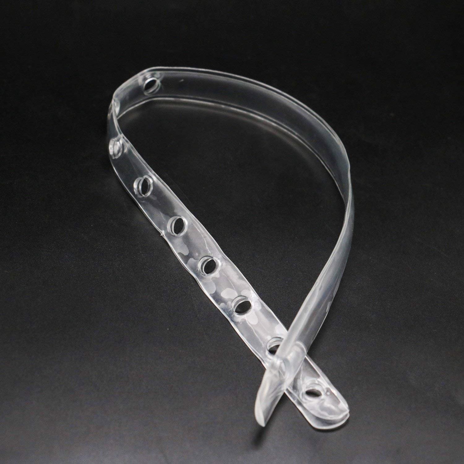 36pcs Plastic Transparent Display Hanger Strips,Coordinate Heavy Weight Plast...