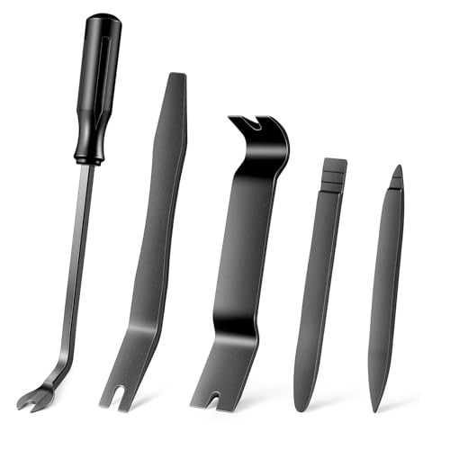 5 PCS Auto Trim Removal Tool Kit, Auto Plastic Clip Removal Pry Tool for Dash,