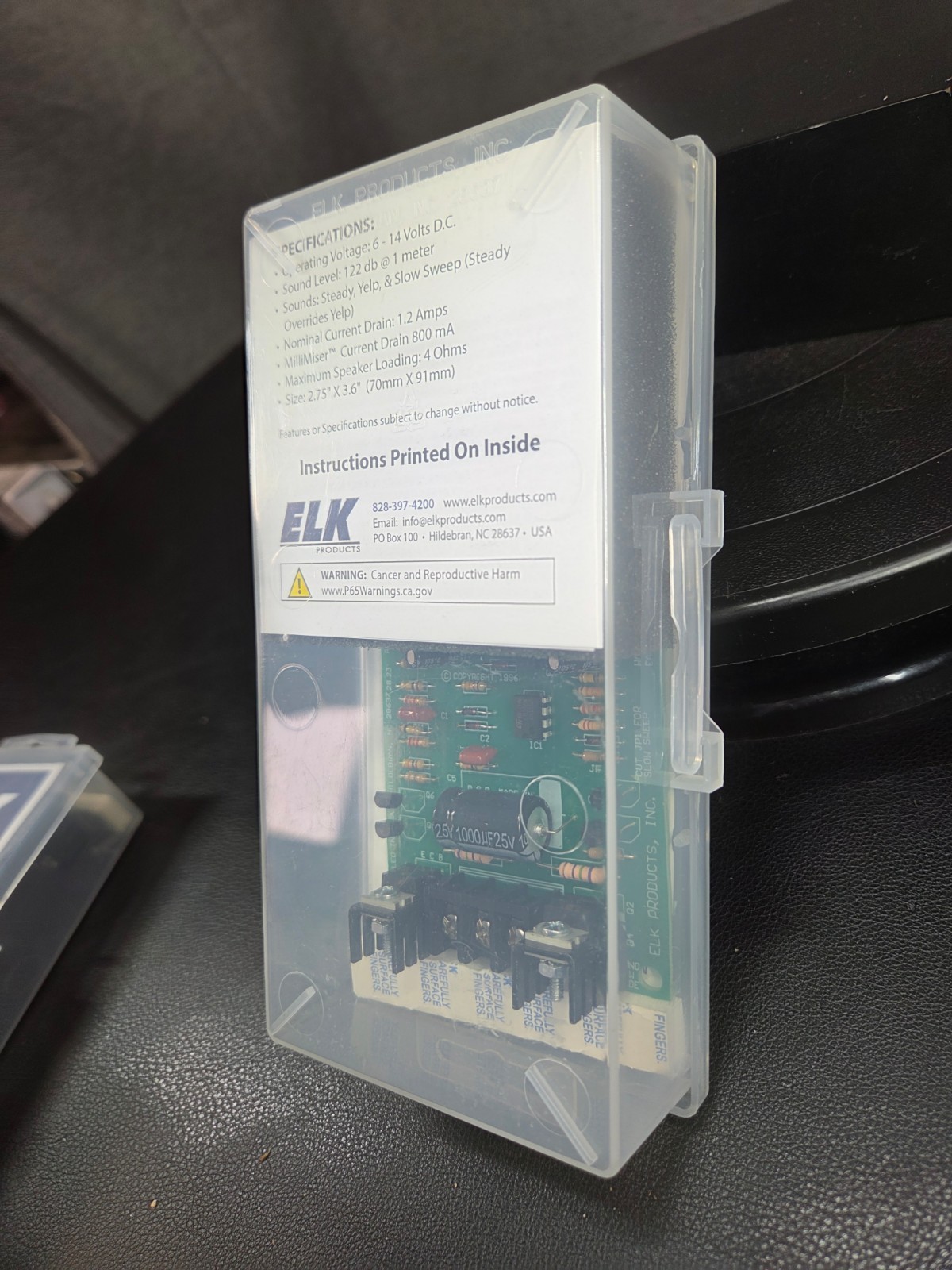 NEW Elk-100 High Performance Siren Driver Module 2-Volume Levels Simultaneously