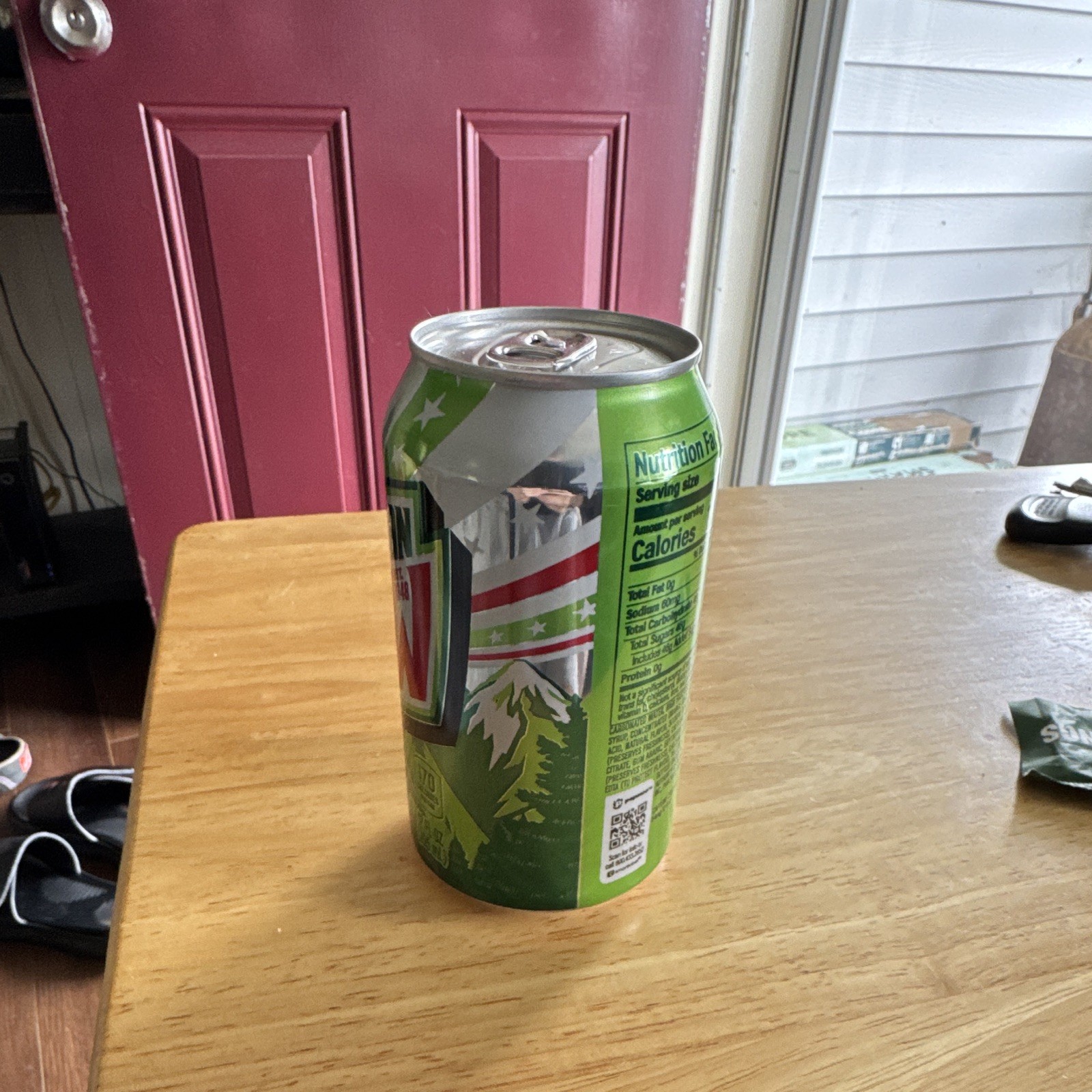 American Dew misprint with missing blue on stripe