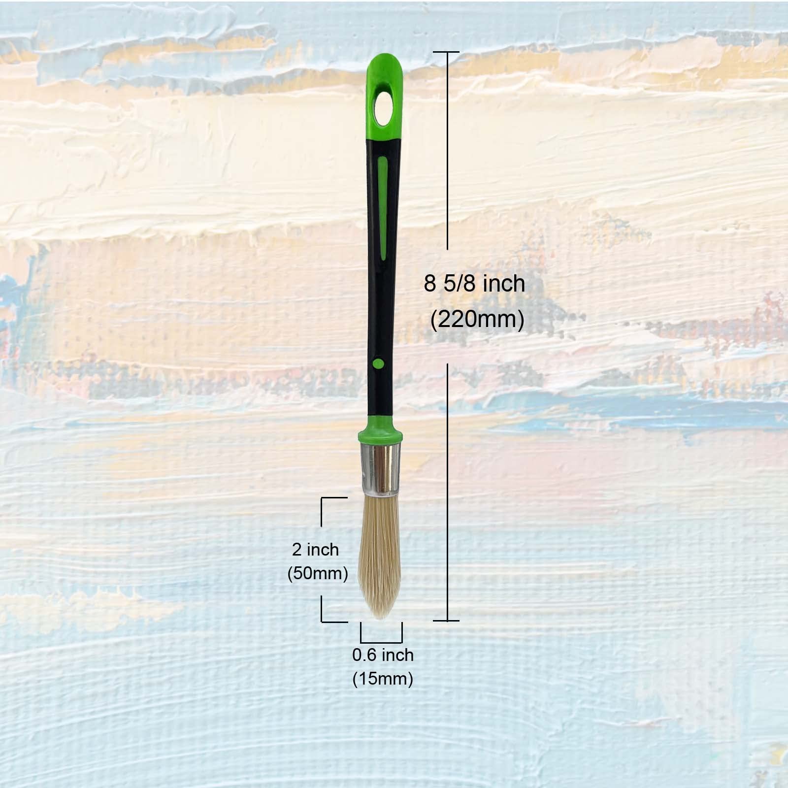 Small Paint Brush for Touch Ups, Trim Stain Brush for Sash, Baseboards, House...