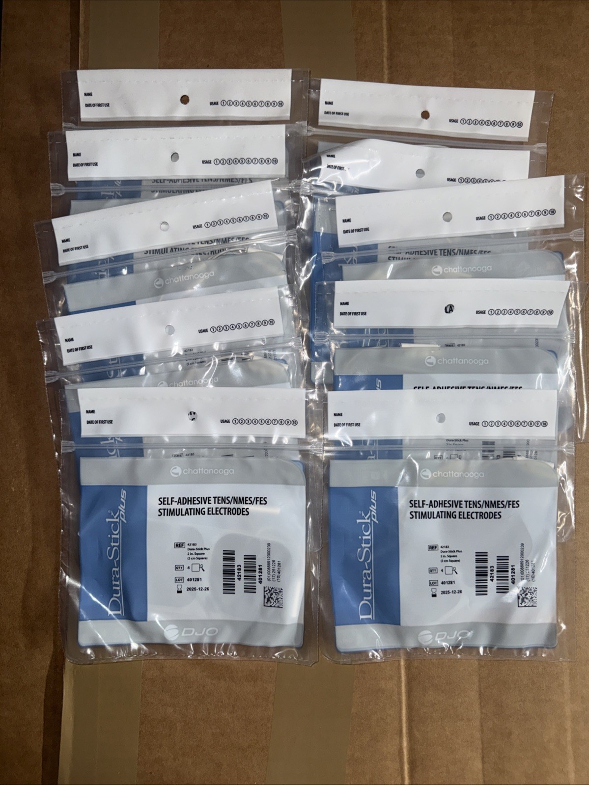 Dura Stick Plus Electrode 42183 2" X 2" Square (10/pk, 40 Total)