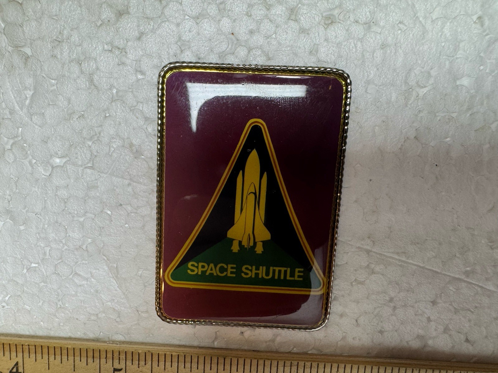 Vintage NASA Space Shuttle Souvenir Medallion