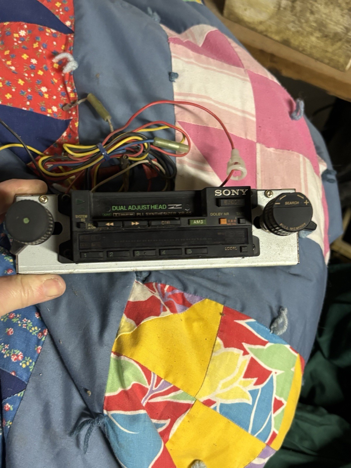 Sony XR-65 Cassette Player FM/AM 1 DIN Dolby NR AMS PLL Synthesizer Equalizer
