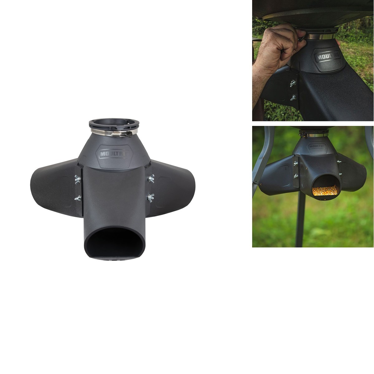 Moultrie Gravity Feeder Kit Quick-Lock No-Battery Gravity Feed For Corn Or