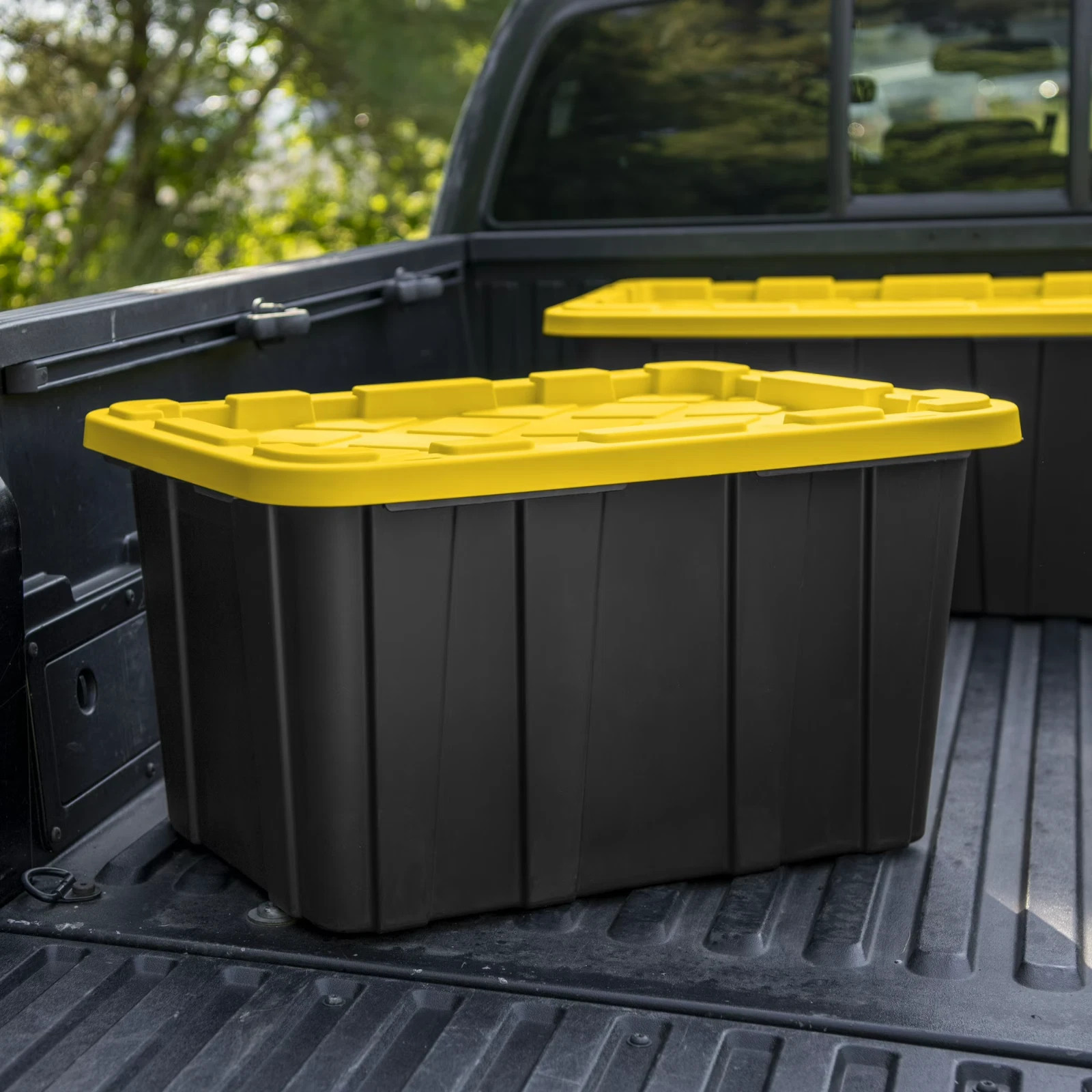 Sterilite Large Storage Bin, 27 Gallon Durable Plastic Storage Tote, 6 Pack