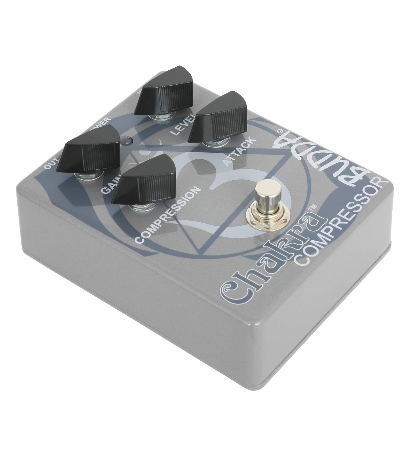 Budda Chakra Compressor Electric Guitar Effects Pedal One Size, Gray