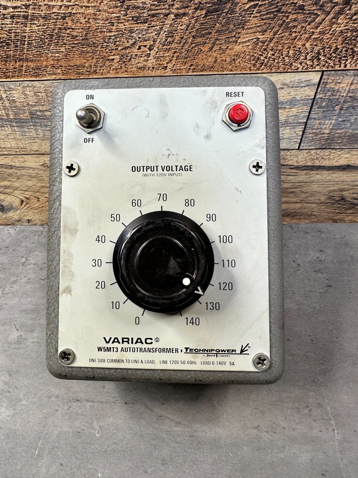 W5MT3 Variac Autotransformer Technipower