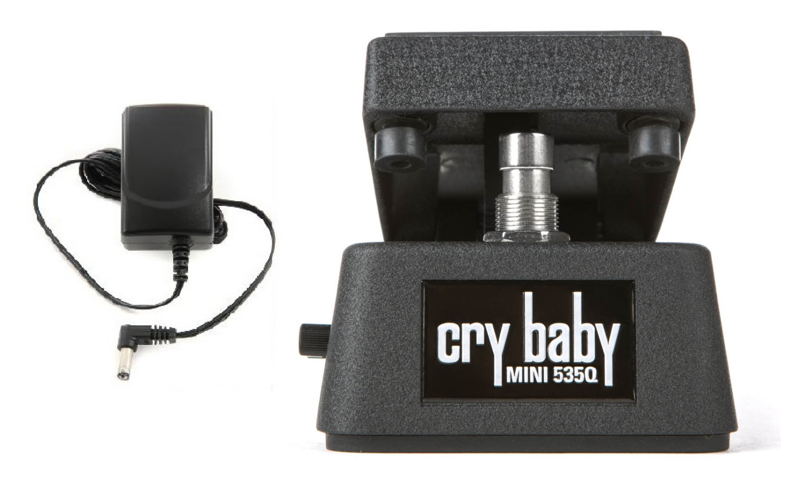 Jim Dunlop Cry Baby Mini 535Q Wah Pedal CBM535Q Half Size (ADAPTER POWER SUPPLY)
