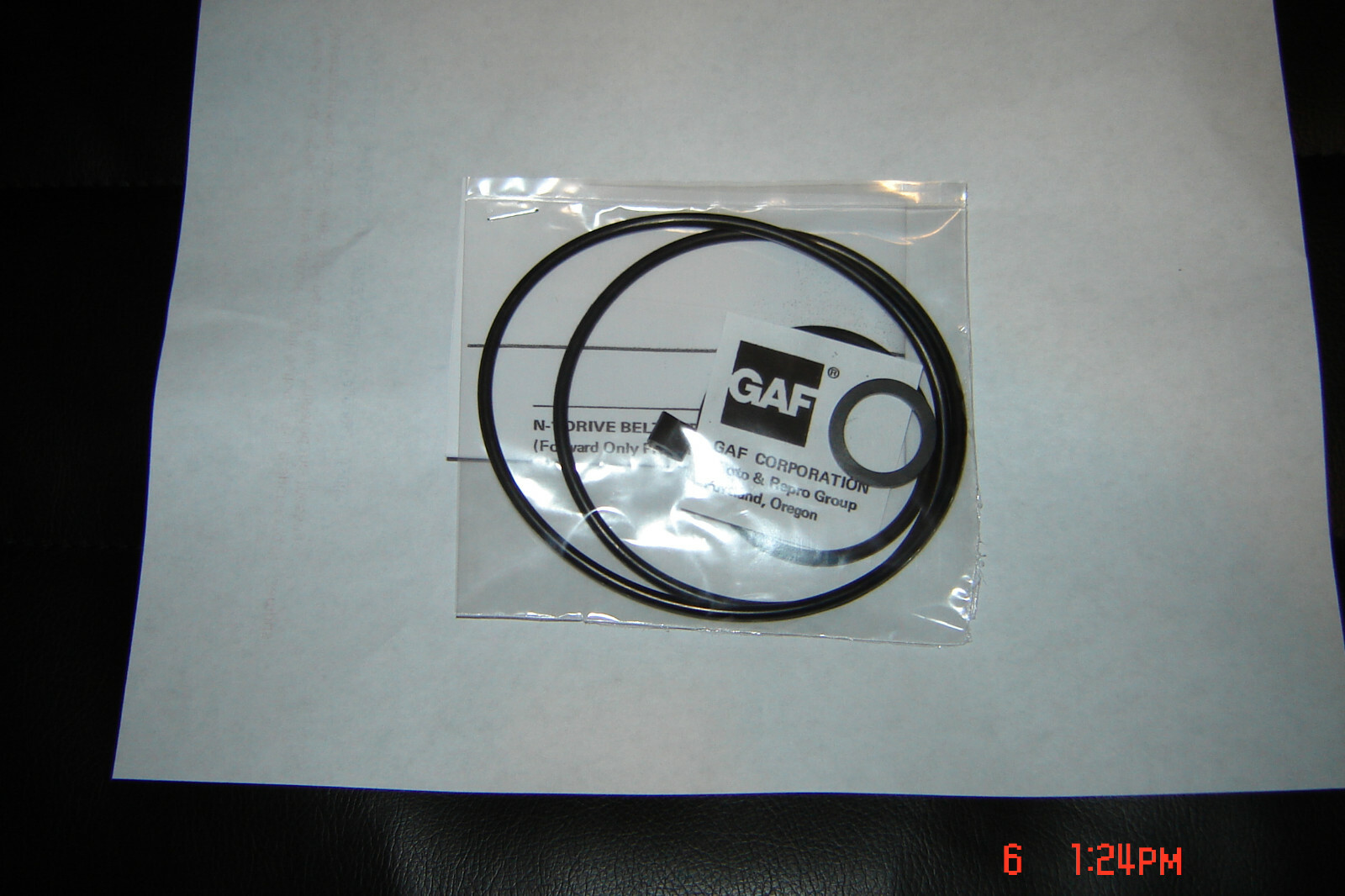 GAF 2388 Projector Belts,2 Tires,2 Belts, 4 piece Set,& Install Instruction's