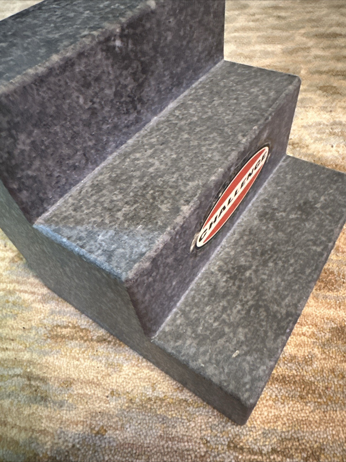 Challenge 6" Black Granite Angle Step Surface Plate Setup Block Fixture CMM