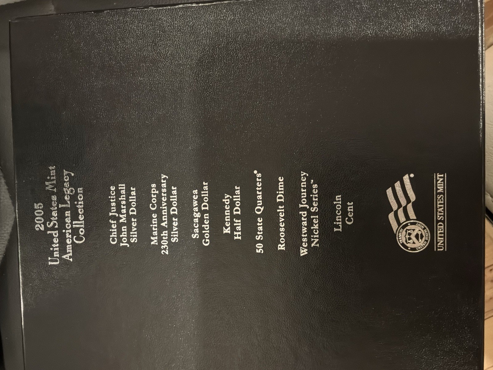 2005 US Mint American Legacy Collection Complete OGP COA 2 Silver Dollars Set