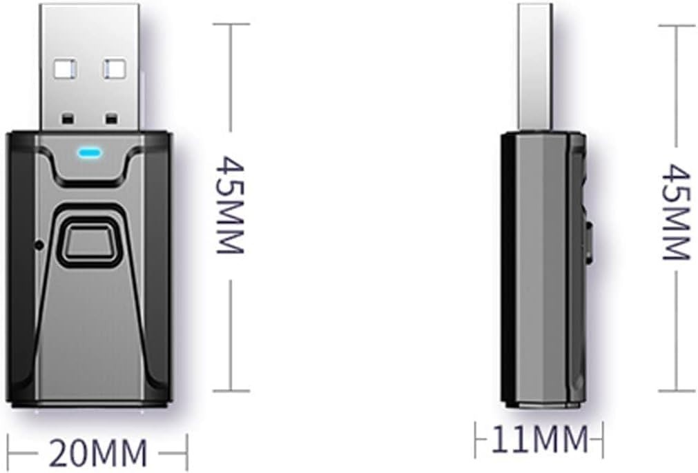 Dual-Mode USB Bluetooth Transmitter: Effortless Audio Streaming for Any Device