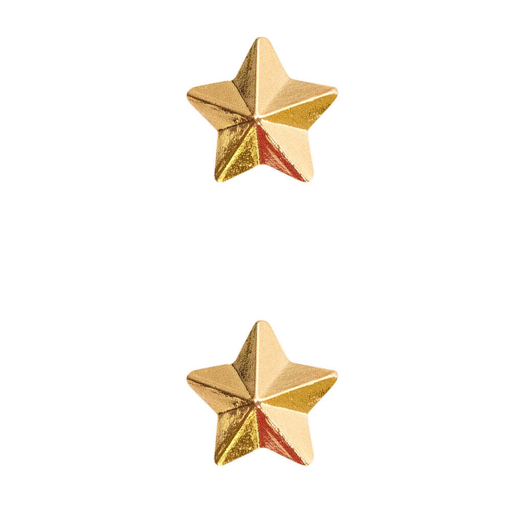 2pc US Navy ROTC 5/16" in Gold Star Military Genuine Ribbon Attachment