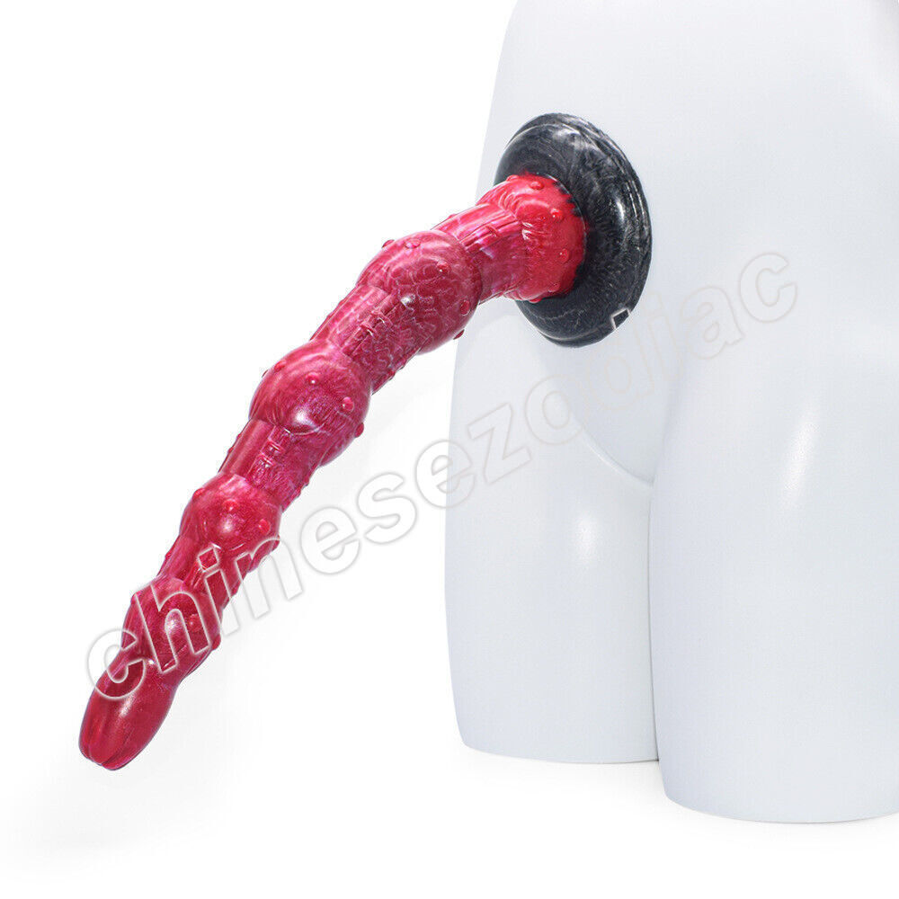14.5"Longer Anal Dildo Huge Pull Beads Butt Plug Dong Adult Masturbator Sex Toy