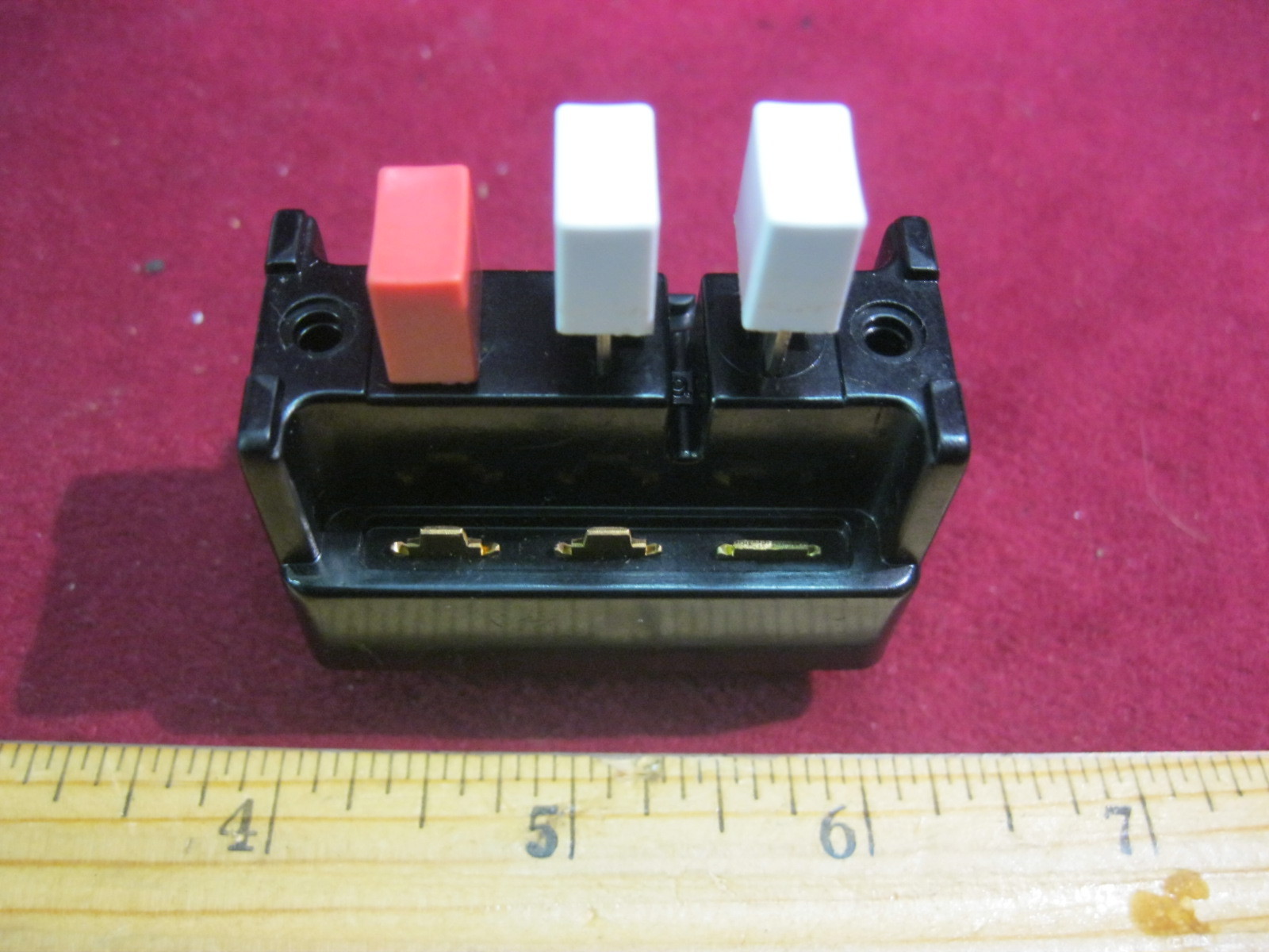 GE ASP 3127-58 Switch 120V - 240V 17A Push Button   Made in USA off on on
