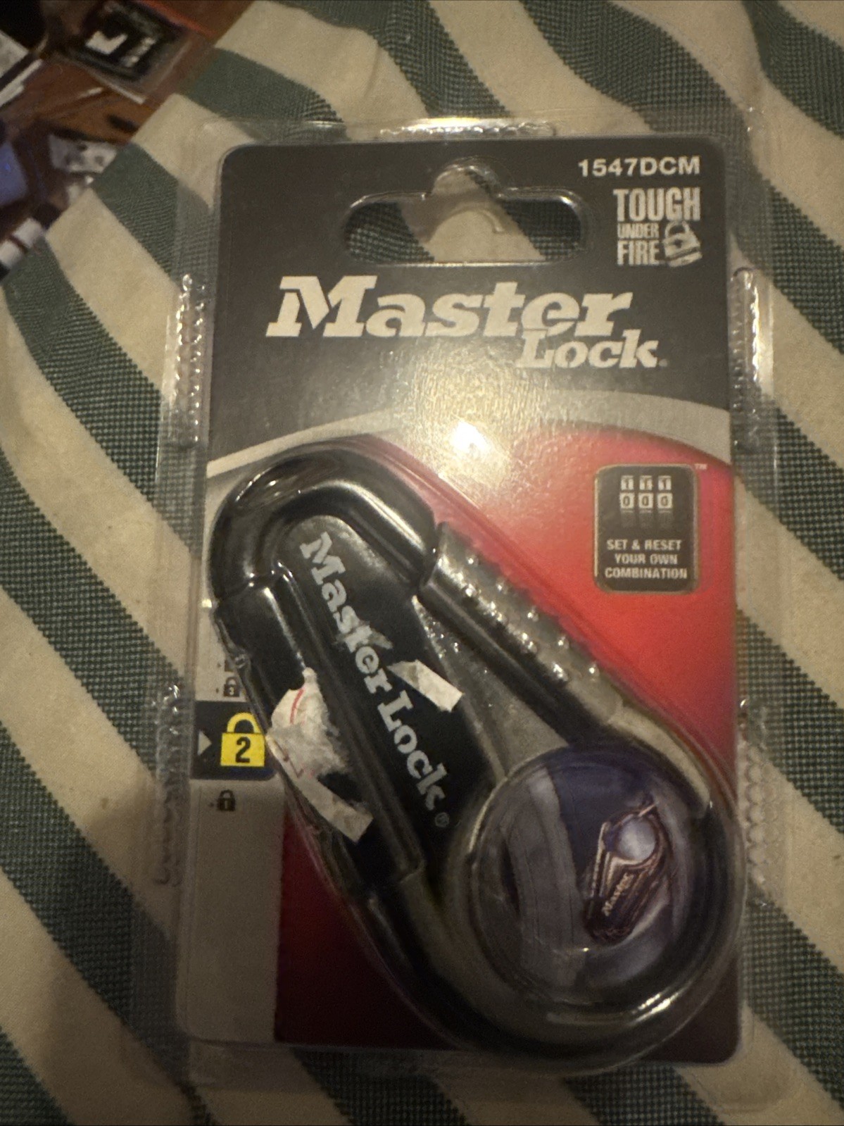 Brand New Master Lock 1547DcM Combination Padlock