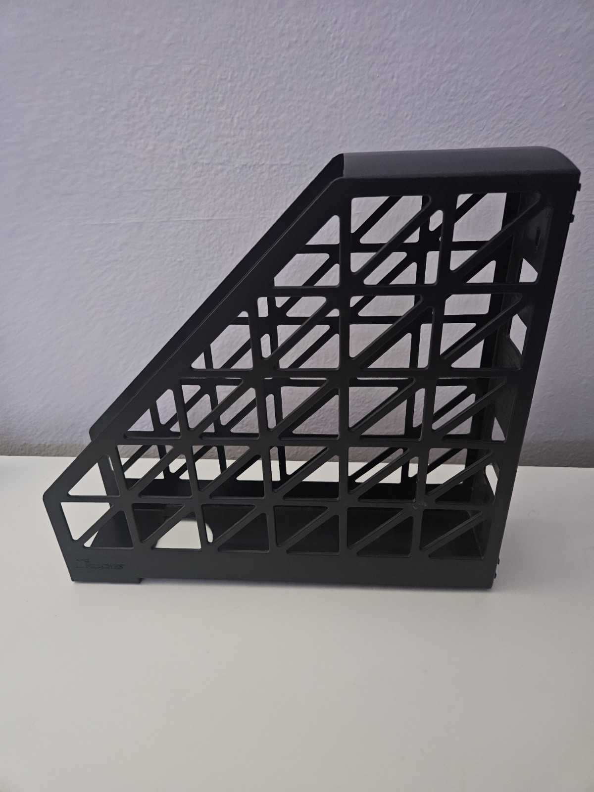 Black Binder And Or Book Holder, Plastic