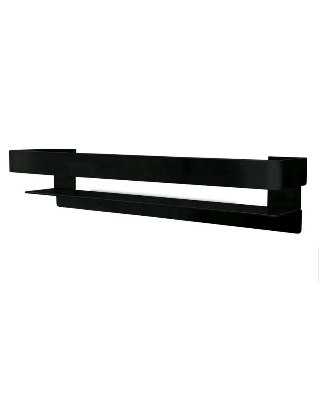 Samuel Mueller SMJGBS20-MB Jocelyn 20" x 4" x 3" Grab Bar Shelf, Matte Black