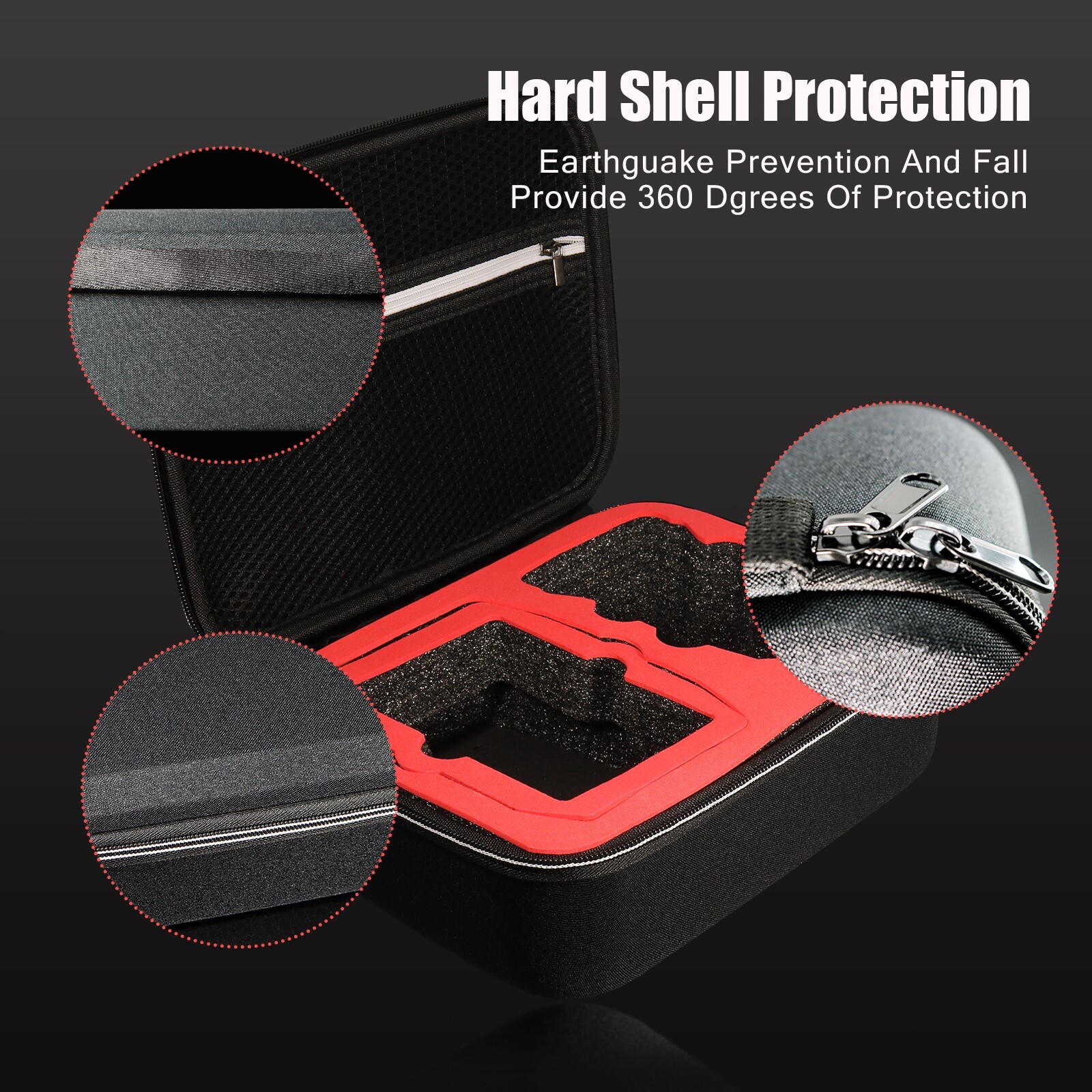 Portable Drone Storage Case Shockproof Square Handbag Case for DJI Mini 2/2 SE