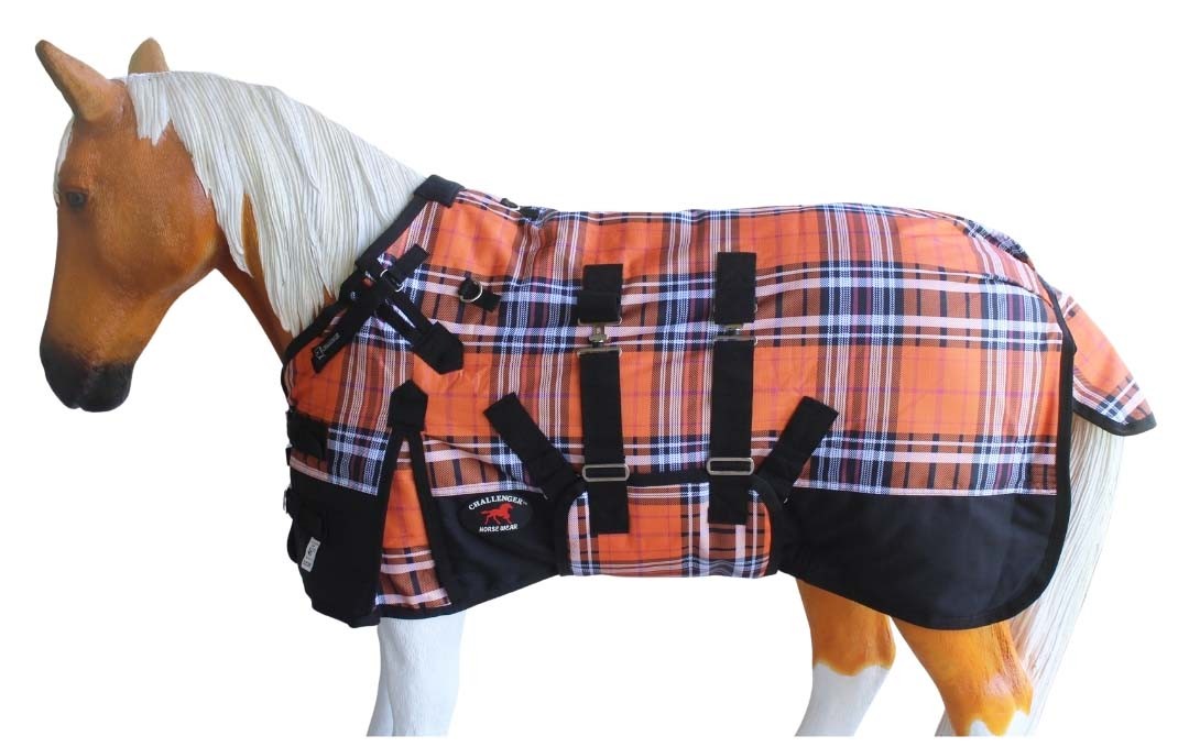 Challenger 1200D Miniature Weanling Donkey Pony Horse Foal Winter Blanket Orange