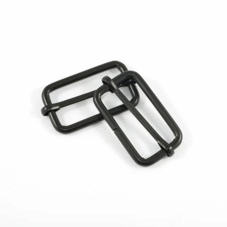 Emmaline Bags - 1 1/2" Adjustable Strap Sliders in Matte Black