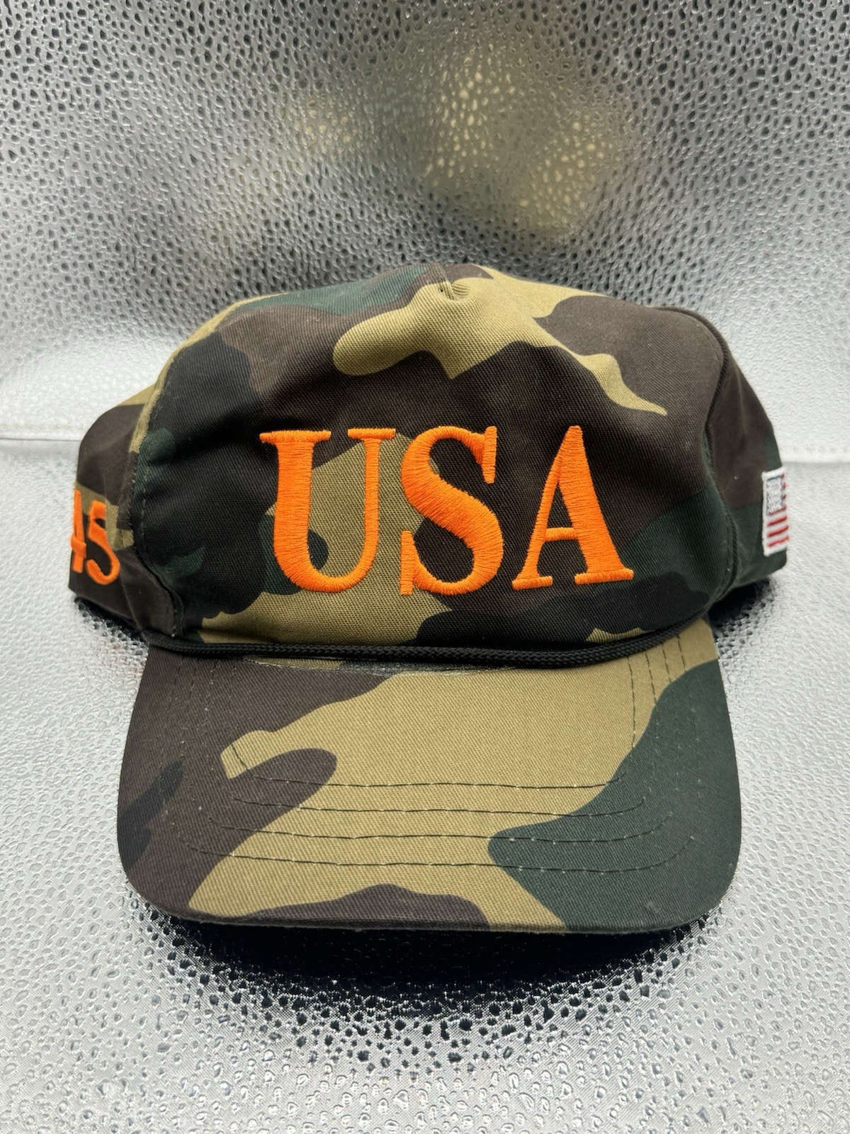 TRUMP MAGA Cali-Fame USA CAMO Snapback Hat made In USA first Term 45 RARE 🇺🇸