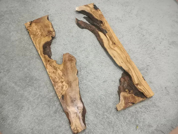 32"-40" Olive River Epoxy Slab Set