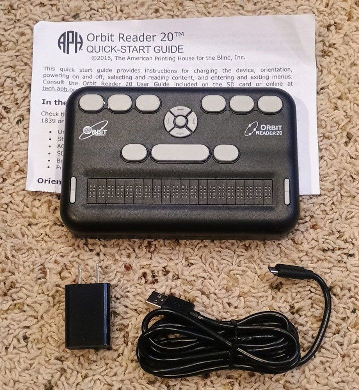 Orbit Reader 20 Research Braille Display Book Reader And Note-Taker - Excellent