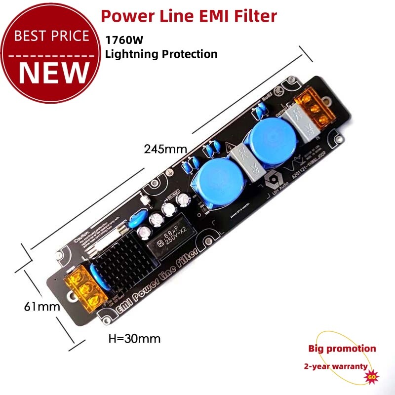 Labahua Audio Power Filter EMI Line Filter for Power Strips Standard Version