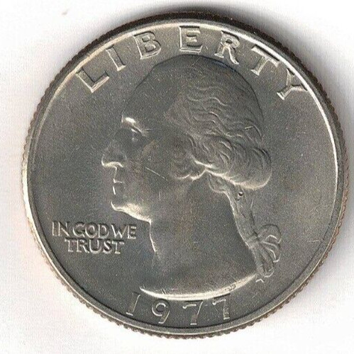 1977 Philadelphia Brilliant Uncirculated Washington Quarter!