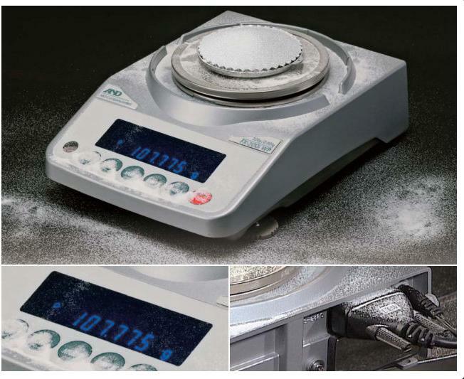 A&D FX-200iWP  220 gram x 0.001 gram Washdown Lab Balance