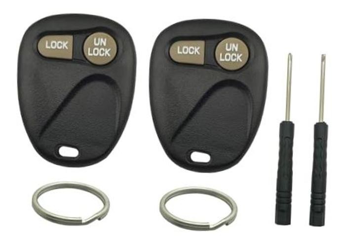 Key Fob Shell Case Replacement Fits for Chevy GMC Keyless Entry Car 2 Buttons