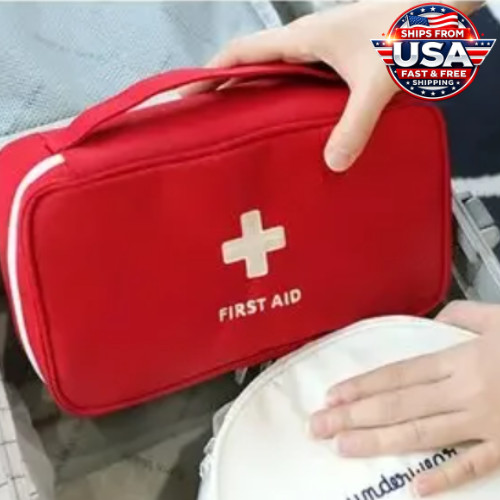 First Aid Kit Bag Emergency Medical Travel Organizer Waterproof Pouch Survival