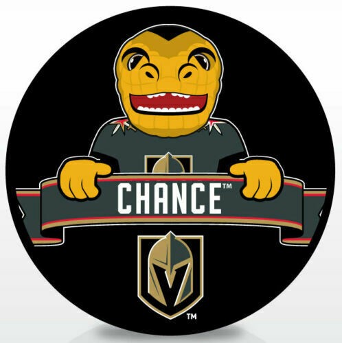 Chance Vegas Golden Knights Mascot Official NHL Collectible Hockey Puck