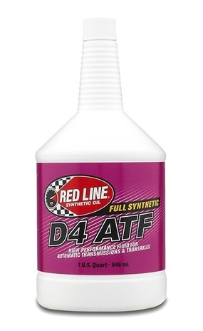 Red Line Oil Transmission Oil D4 ATF Synthetic 1 Quart - Case of 12