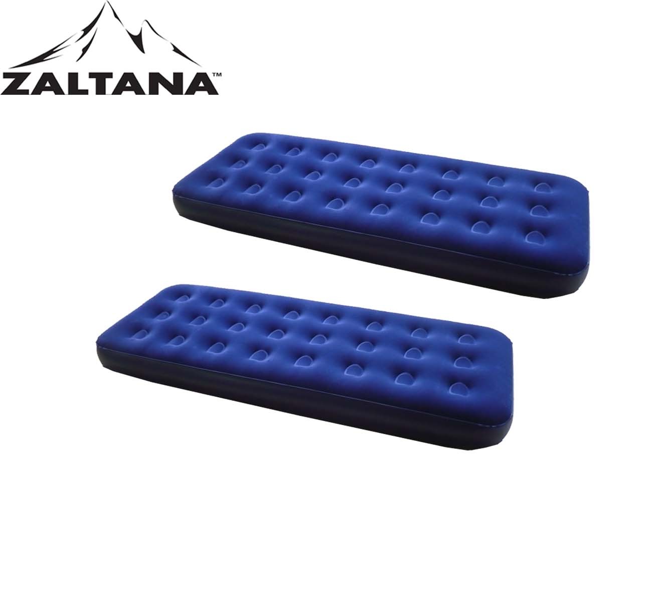 2-Pack of Single size air mattress  combo (6' x 2'4" x 7.5")
